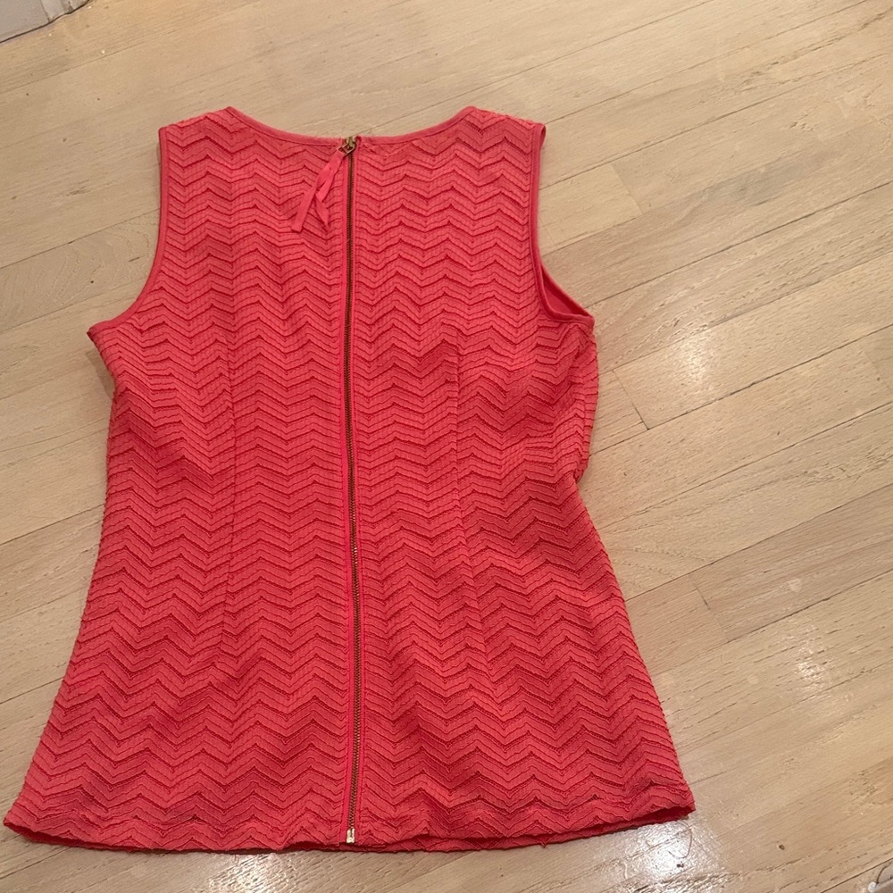 Banana Republic Coral Chevron Tank Top - Picture 2 of 3